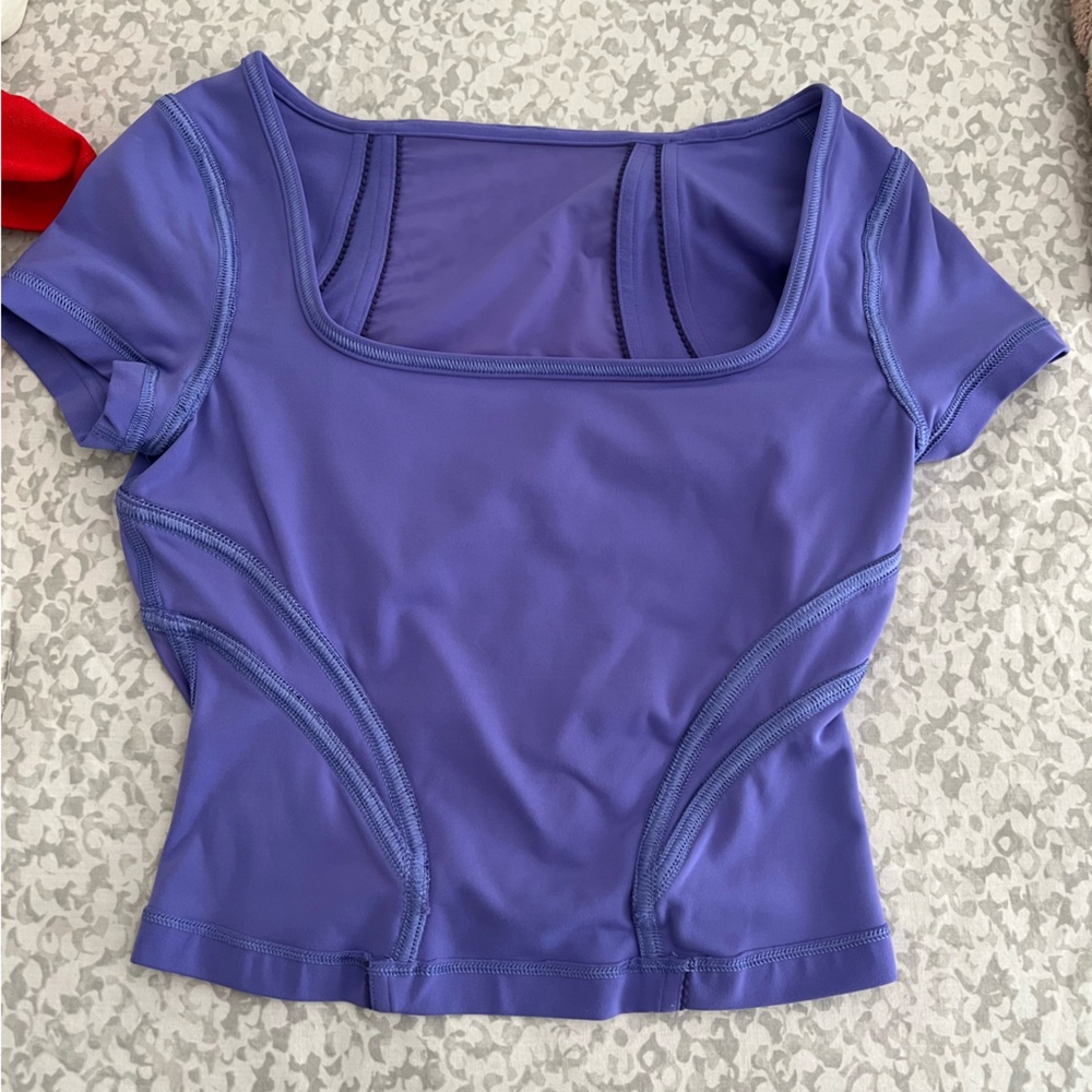 Lululemon Purple Athletic Crop Top
